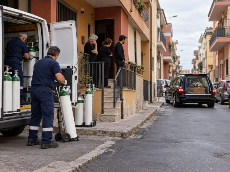 Muore a 84 anni, le bombole di ossigeno arrivano dopo il funerale: amarezza nel quartiere