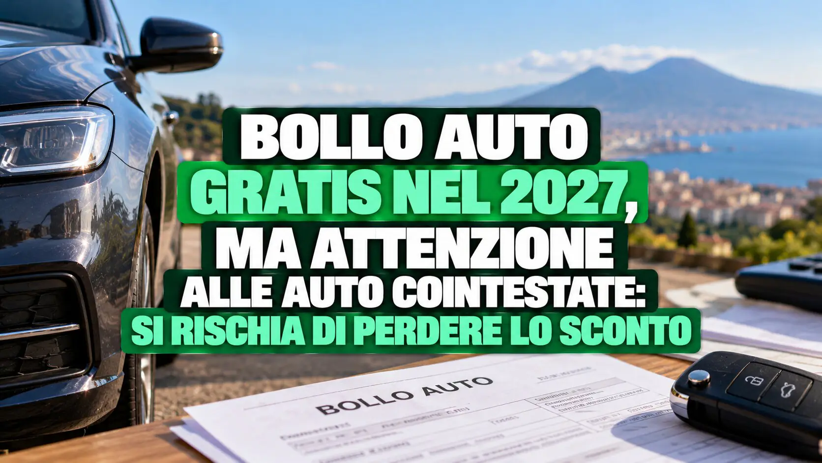 bollo auto gratis 2027