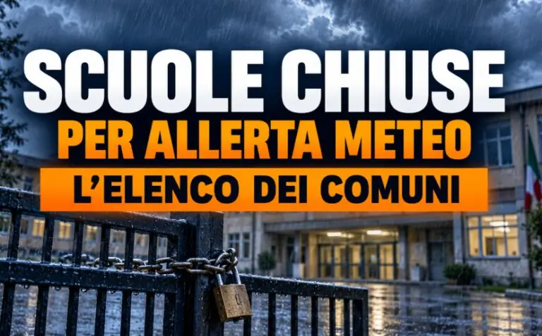 Allerta meteo, ecco i primi sindaci che chiudono le scuole nel Casertano. Stop pure nella Valle